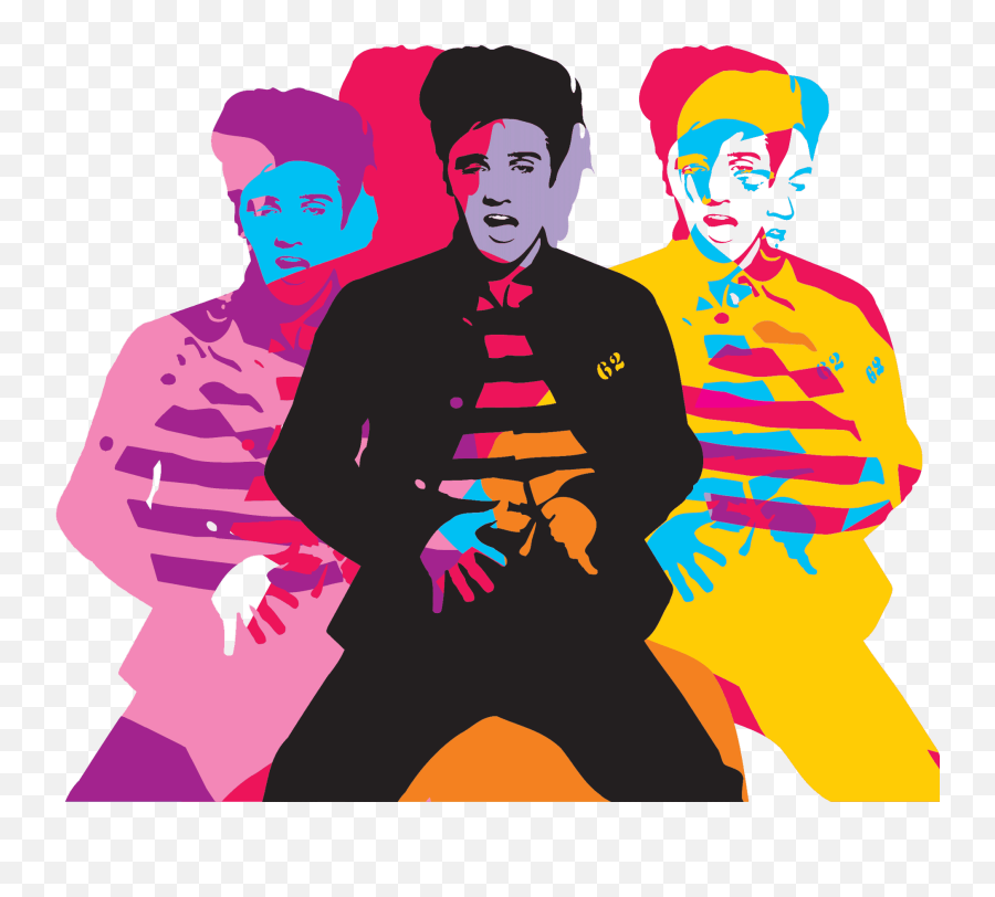Download Elvis Clipart Pop Art - Arte Elvis Presley Png Emoji,Elvis Clipart