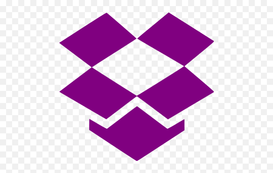 Purple Dropbox Icon - Purple Dropbox Icon Emoji,Dropbox Logo