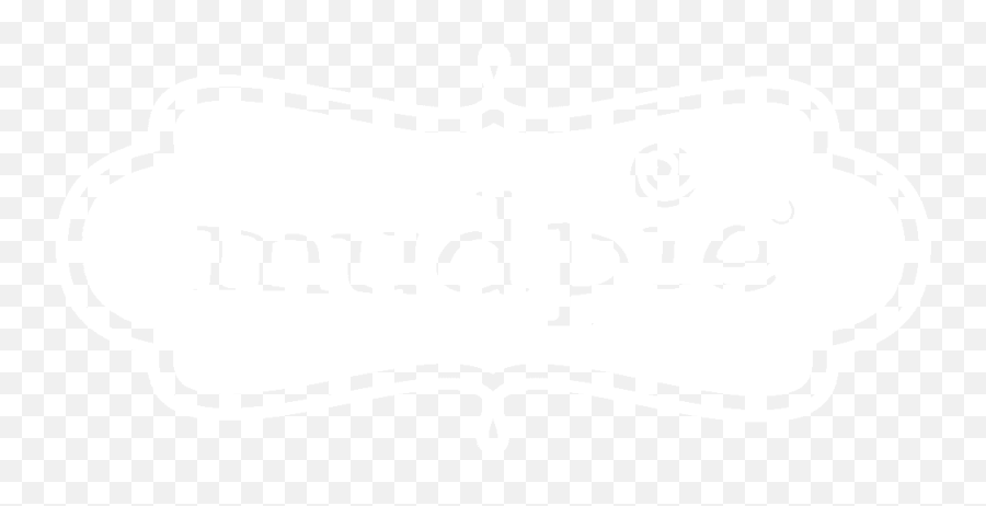 Mud Pie Logo White - Mud Pie Emoji,Pie Logo