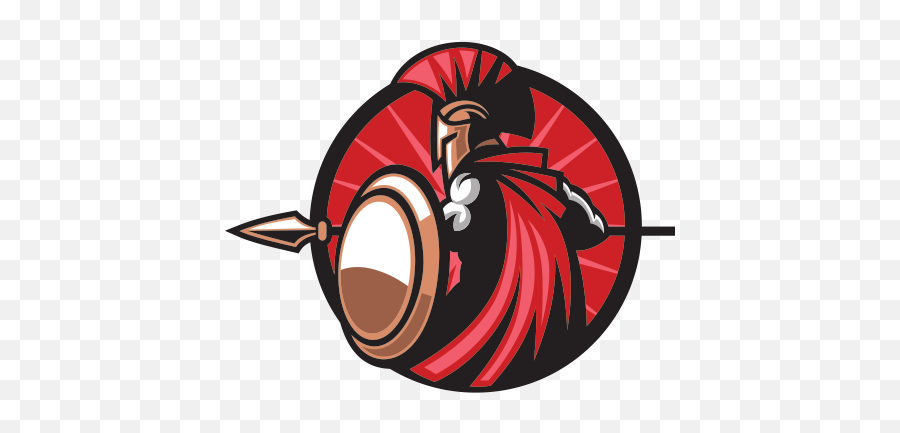 Printed Vinyl Spartan Warrior With - Warrior Mascot Emoji,Spartan Png