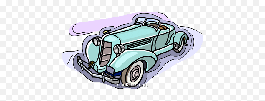 Vintage Automobile Car Royalty Free Vector Clip Art - Antique Car Emoji,Free Vintage Clipart