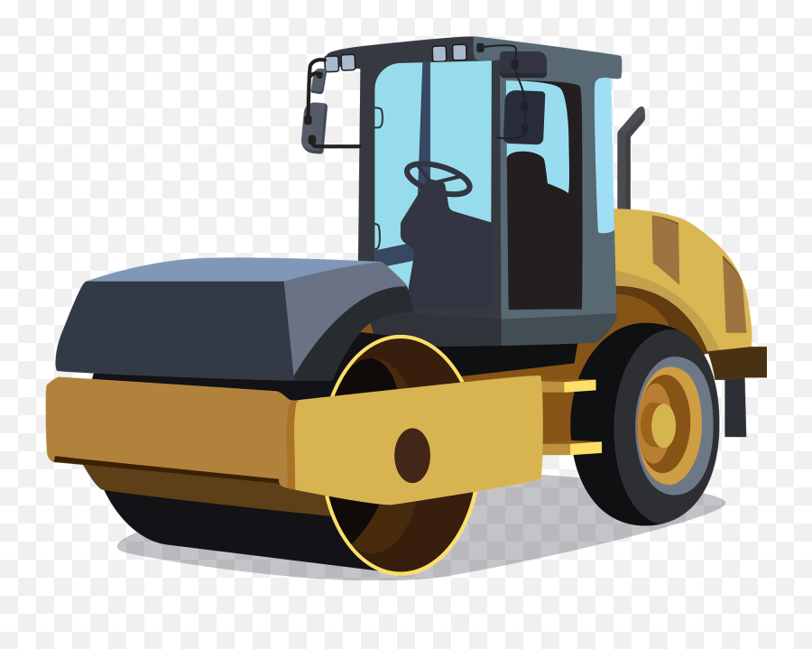 Road Roller Clipart Free Download Transparent Png Creazilla - Road Roller Clipart Emoji,Road Png