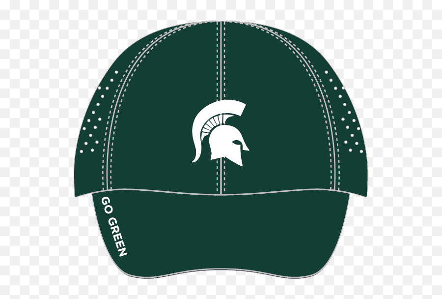 Download Hd Msu Sparty Run Hat - Michigan State Spartans Emoji,Michigan State Png