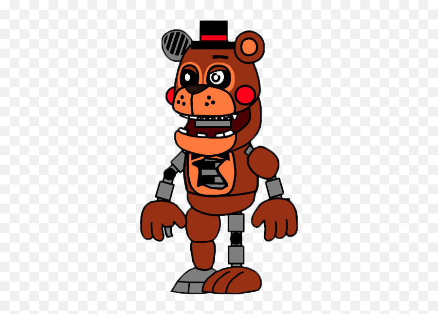 Toy Freddy Png - Ignited Toy Freddy Illustration Emoji,Freddy Png