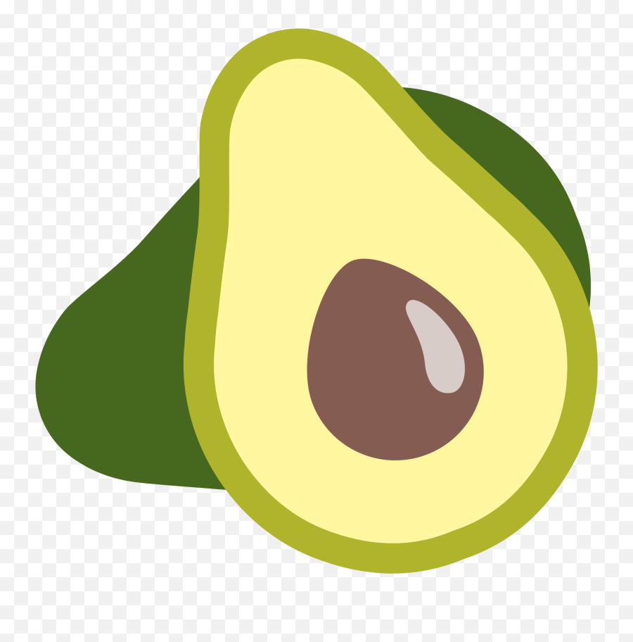 Cute Clipart Avocado - Transparent Background Avocado Clipart Emoji,Avocado Clipart