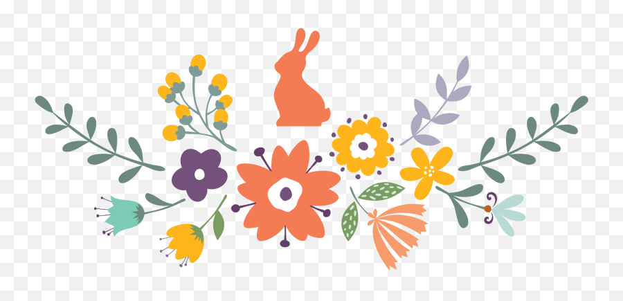 Download Easter Clipart Brunch Png Image With No Background - Transparent Transparent Background Easter Flowers Emoji,Easter Clipart