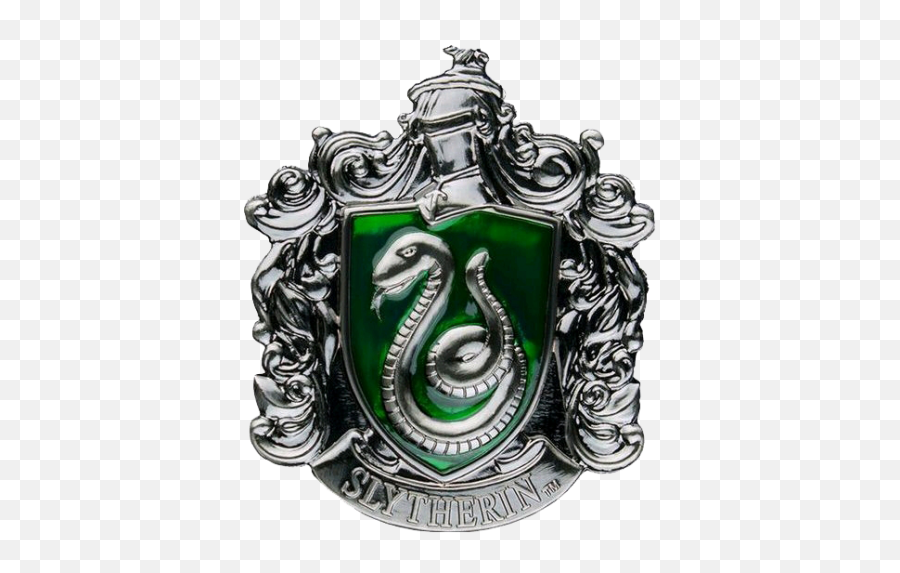Harry Potter - Slytherin Crest Metal Magnet Slytherin Logo Metallic Emoji,Slytherin Logo
