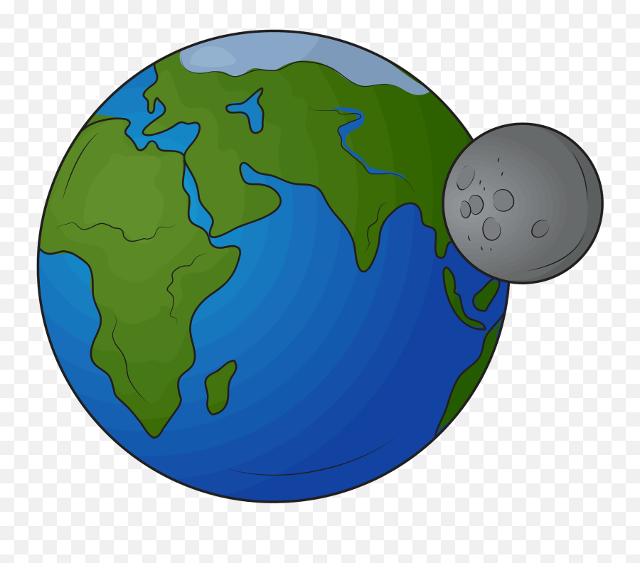 Earth And Moon Clipart Free Download Transparent Png Emoji,Free Moon Clipart