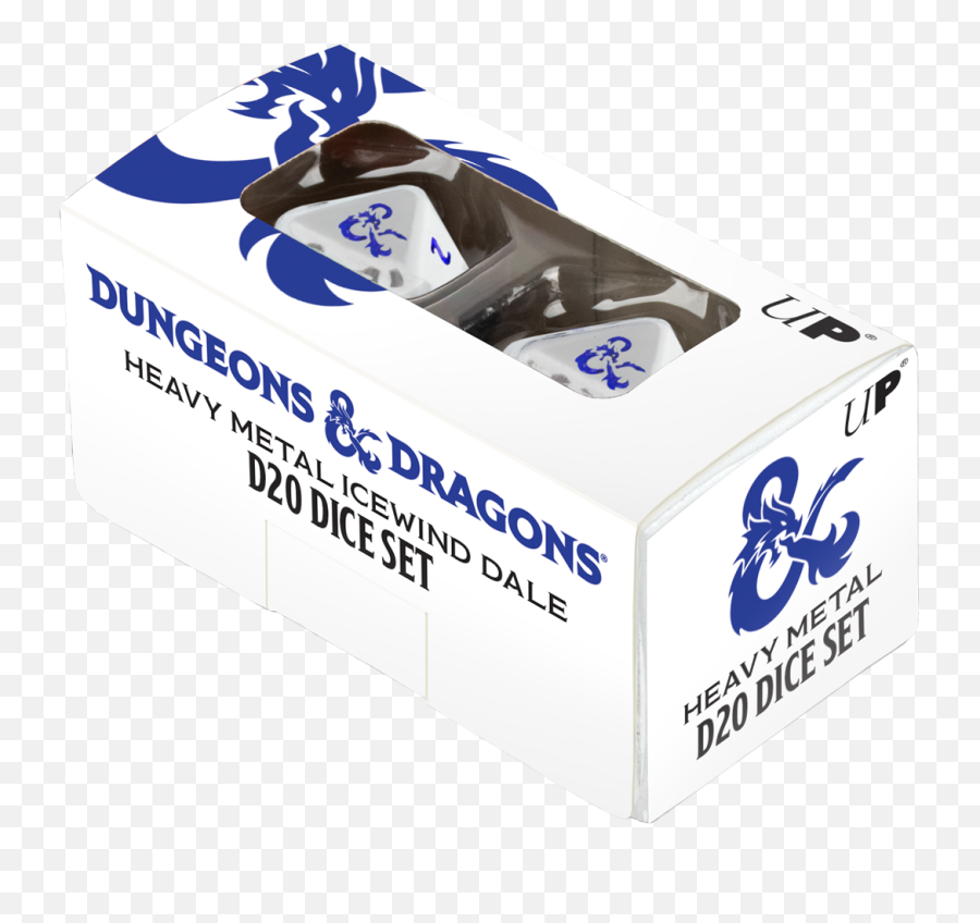 Heavy Metal Icewind D20 Dice Set 2ct For Dungeons U0026 Dragons Emoji,Dungeons And Dragons Logo Transparent