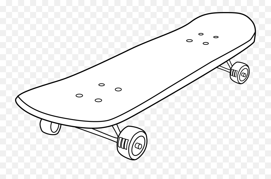 Skateboard Clipart 2 - Clipartix Skateboard Clip Art Emoji,Skateboard Png