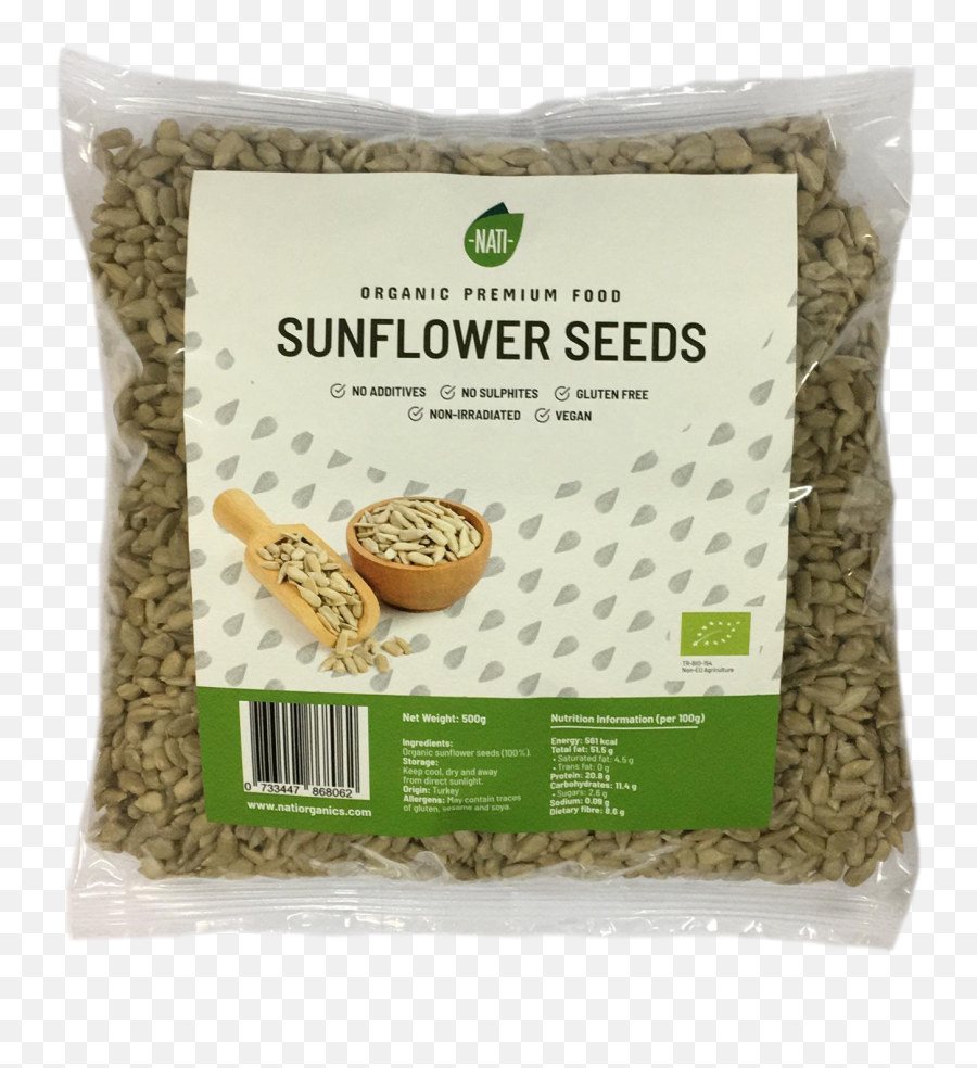 Organic Sunflower Seeds 500g U2014 Tembo Foods Emoji,Sunflower Png