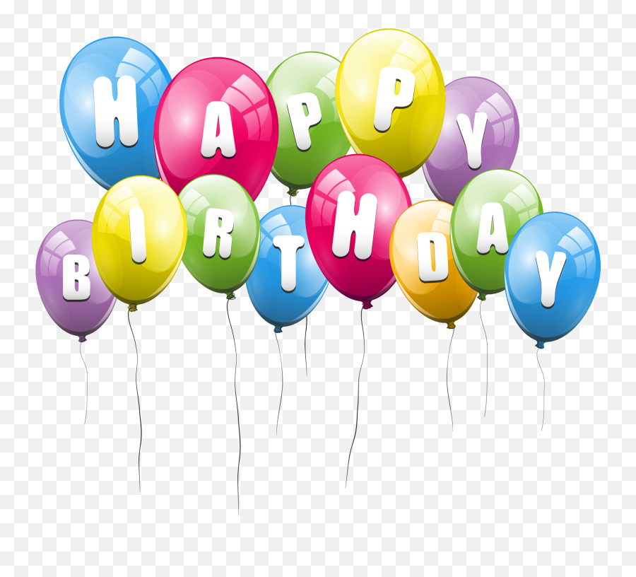 Free Birthday Balloons Clip Art Pictures - Clipartix Balloon Happy Birthday Transparent Emoji,Balloons Clipart
