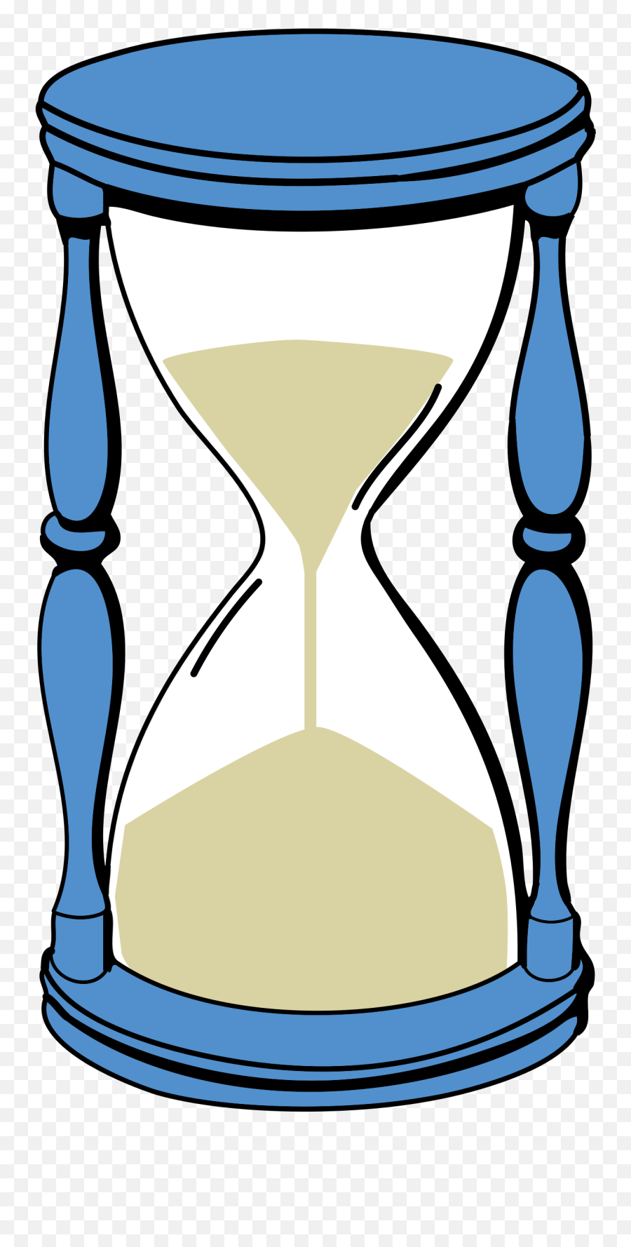 Hourglass With Sand Clip Art At Clker - Clip Art Time Capsule Emoji,Sand Clipart