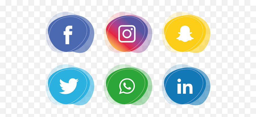 Vector Royalty Free Social Media Icons - Icon Transparent Background Social Media Emoji,Instagram Logo Vector