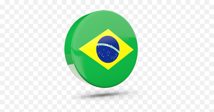 Glossy Round Icon 3d Illustration Of Fl 1719183 - Png Icon Brazil 3d Emoji,Brazil Flag Png
