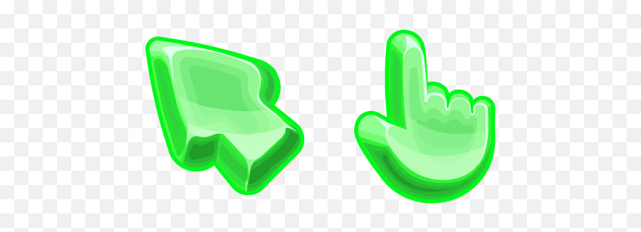 Materials Green Jelly Cursor - Materials Cursor Emoji,Jelly Logo