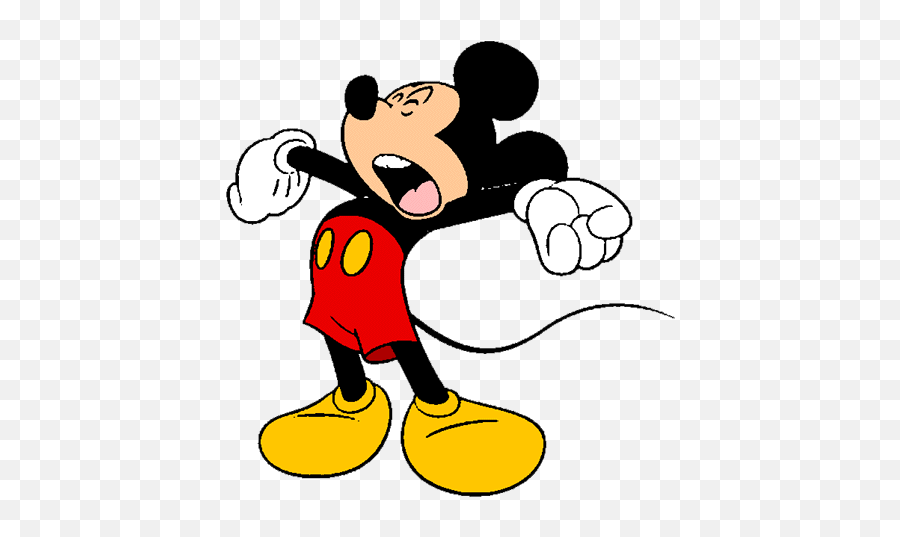 Disney Mickey Mouse Clip Art Images 5 Disney Clip Art Galore - Mickey Mouse Yawning Clipart Emoji,Mickey Mouse Clipart