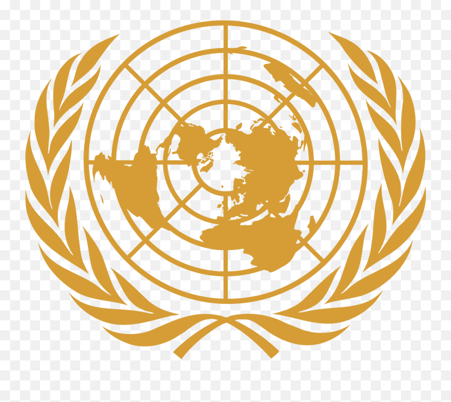 Fileun Emblem Goldsvg - Wikimedia Commons Gold United Nations Logo Emoji,Gold Transparent