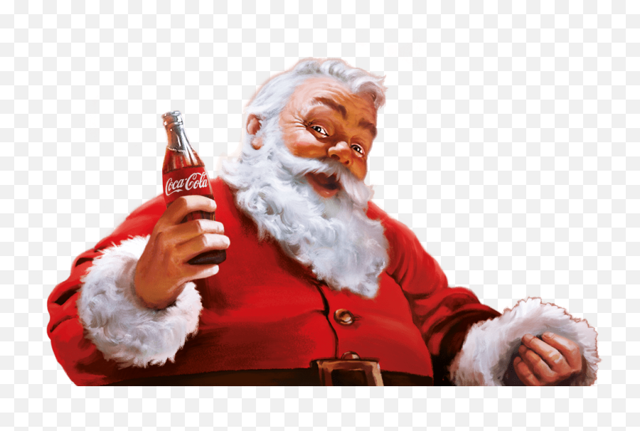 Coca Cola Santa Claus Transparent Png - Stickpng Coca Cola Santa Png Emoji,Santa Transparent
