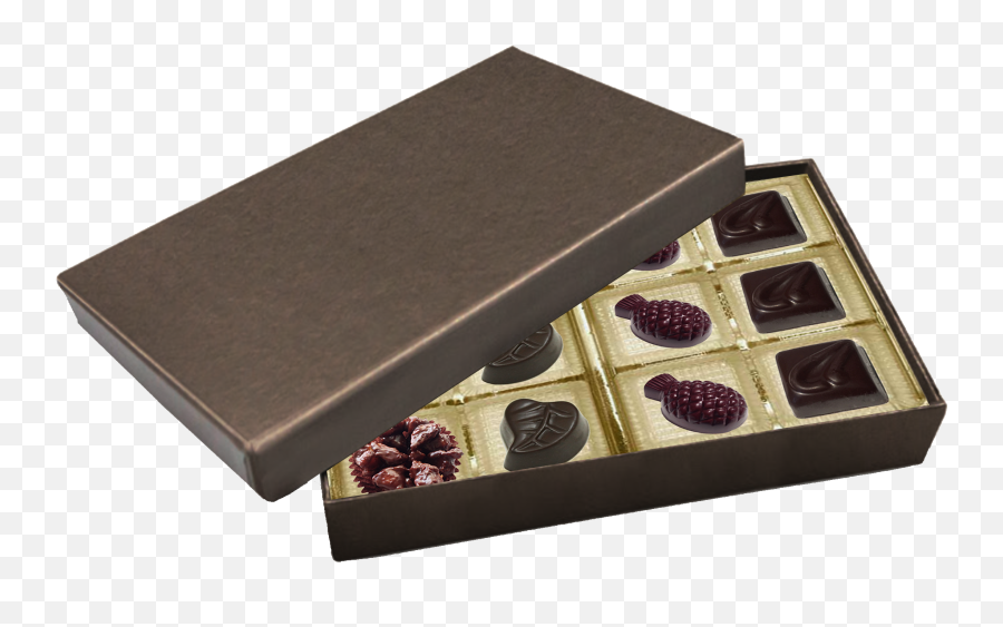 Deco Bronze Or Red Rectangle Box Assortment 12 Piece - Bonbon Emoji,Red Rectangle Png