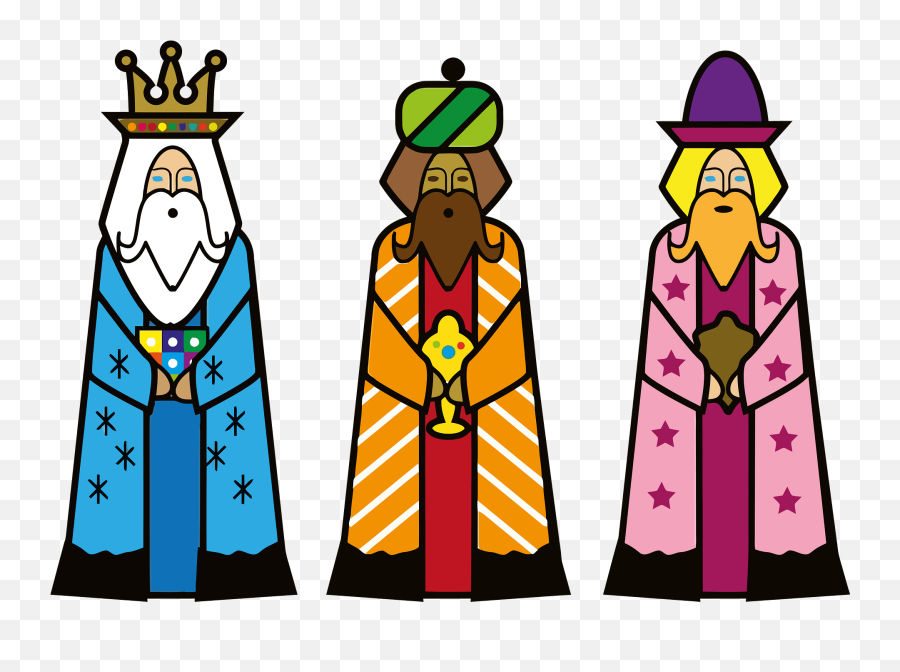 Three Kings Clipart - Transparent Three Wise Men Png Emoji,Epiphany Clipart