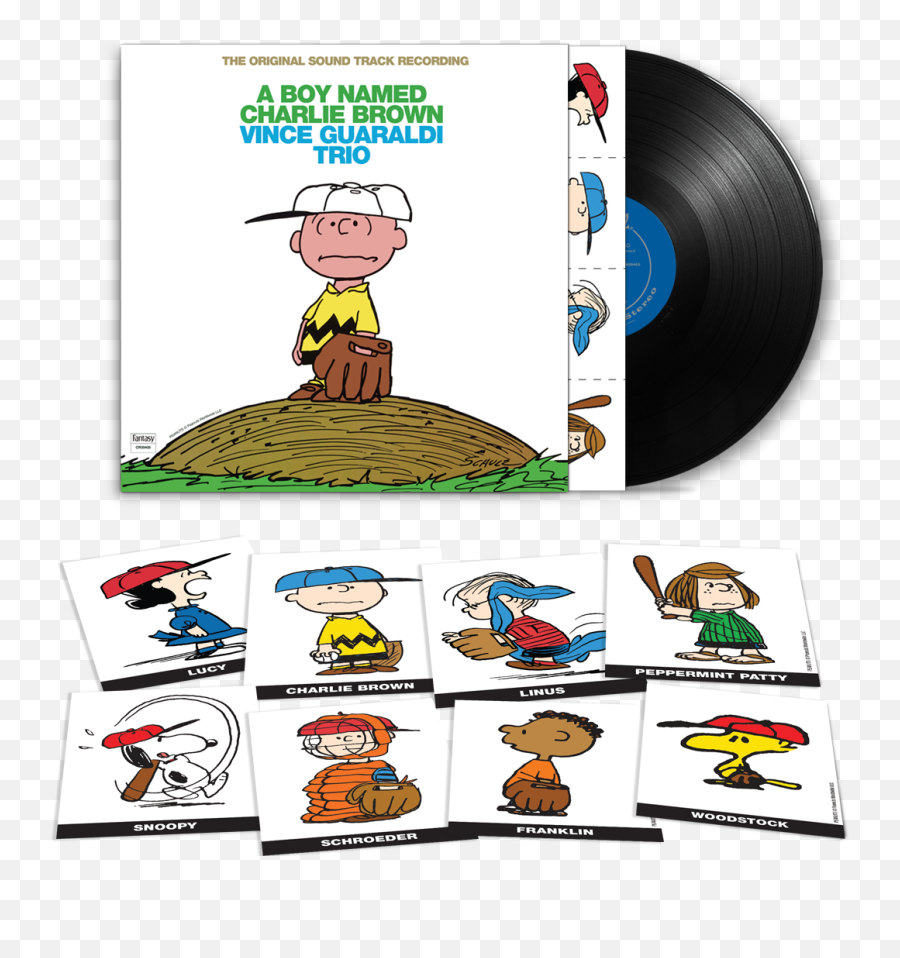 Limited Edition Vinyl Reissue - Vince Guaraldi Trio A Boy Named Charlie Brown Black Lp Emoji,Charlie Brown Png