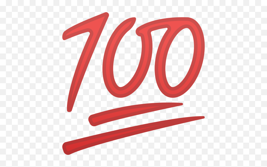 Hundred Points Emoji - Hundred Emoji,Apple Logo Emoji