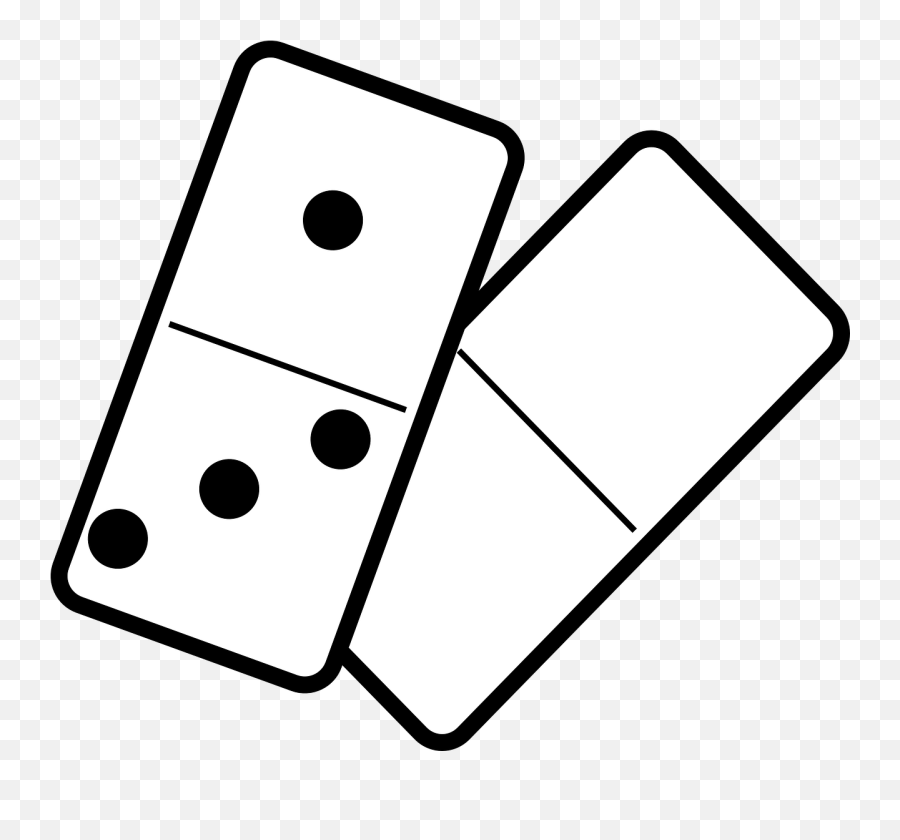 Domino Game Chain Play Public Domain - Domino Preto Png Vector Emoji,Dominoes Logo