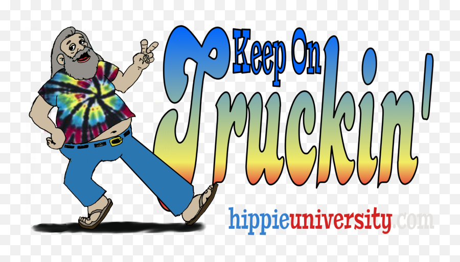 Truckin Hippie University Value - Happy Emoji,Keep On Truckin Logo