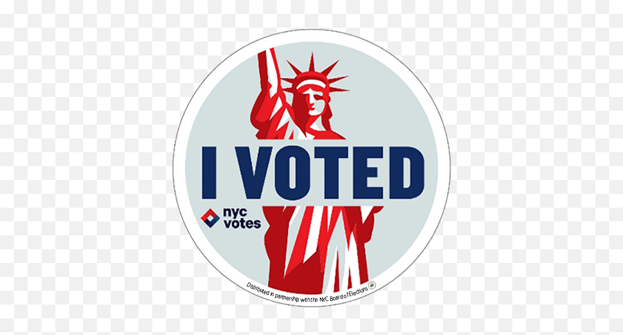 I Sticker Finalists - Voted Sticker 2020 New York Emoji,I Voted Sticker Png