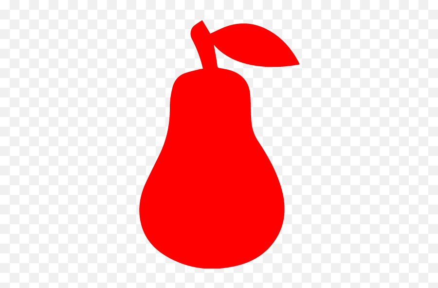 Red Pear Icon - Blue Pear Png Emoji,Pear Logo