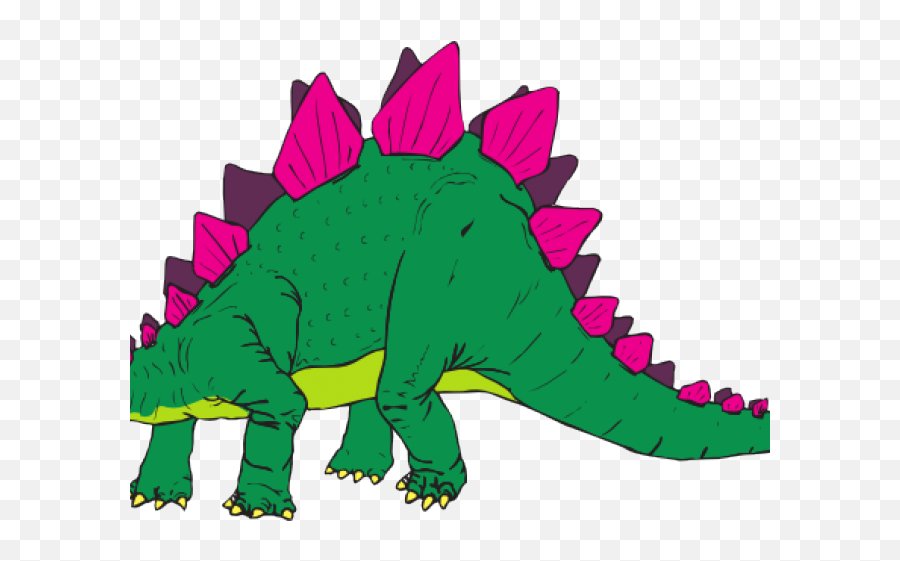 Download Stegosaurus Clipart Pink - Stegosaurus Dinosaur Stegosaurus Dinosaur Clipart Emoji,Dinosaur Clipart