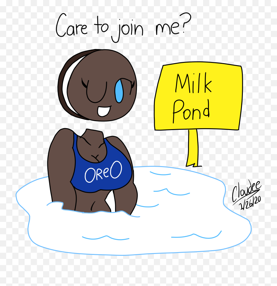 Milk Pond - Cartoon Clipart Full Size Clipart 5363704 Language Emoji,Pond Clipart