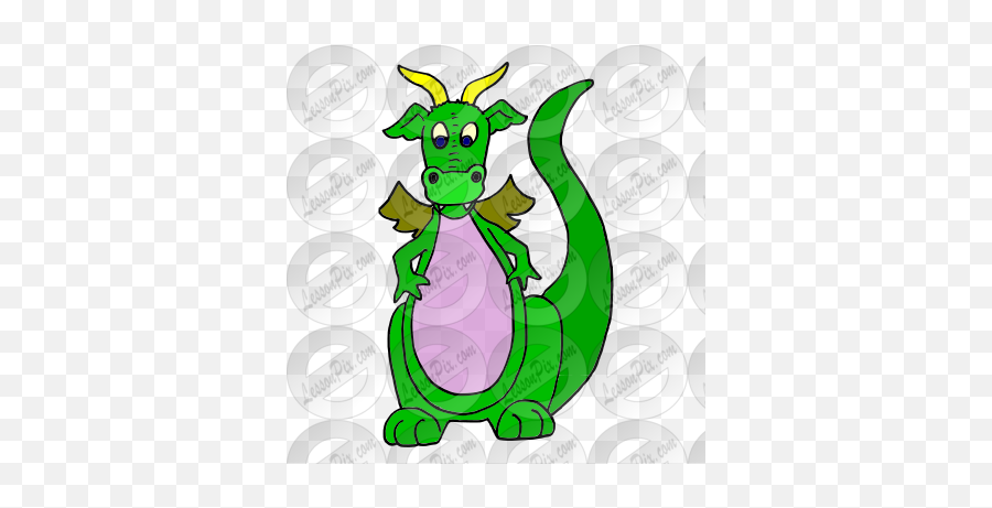 Dragon Picture For Classroom Therapy Use - Great Dragon Emoji,Green Dragon Clipart