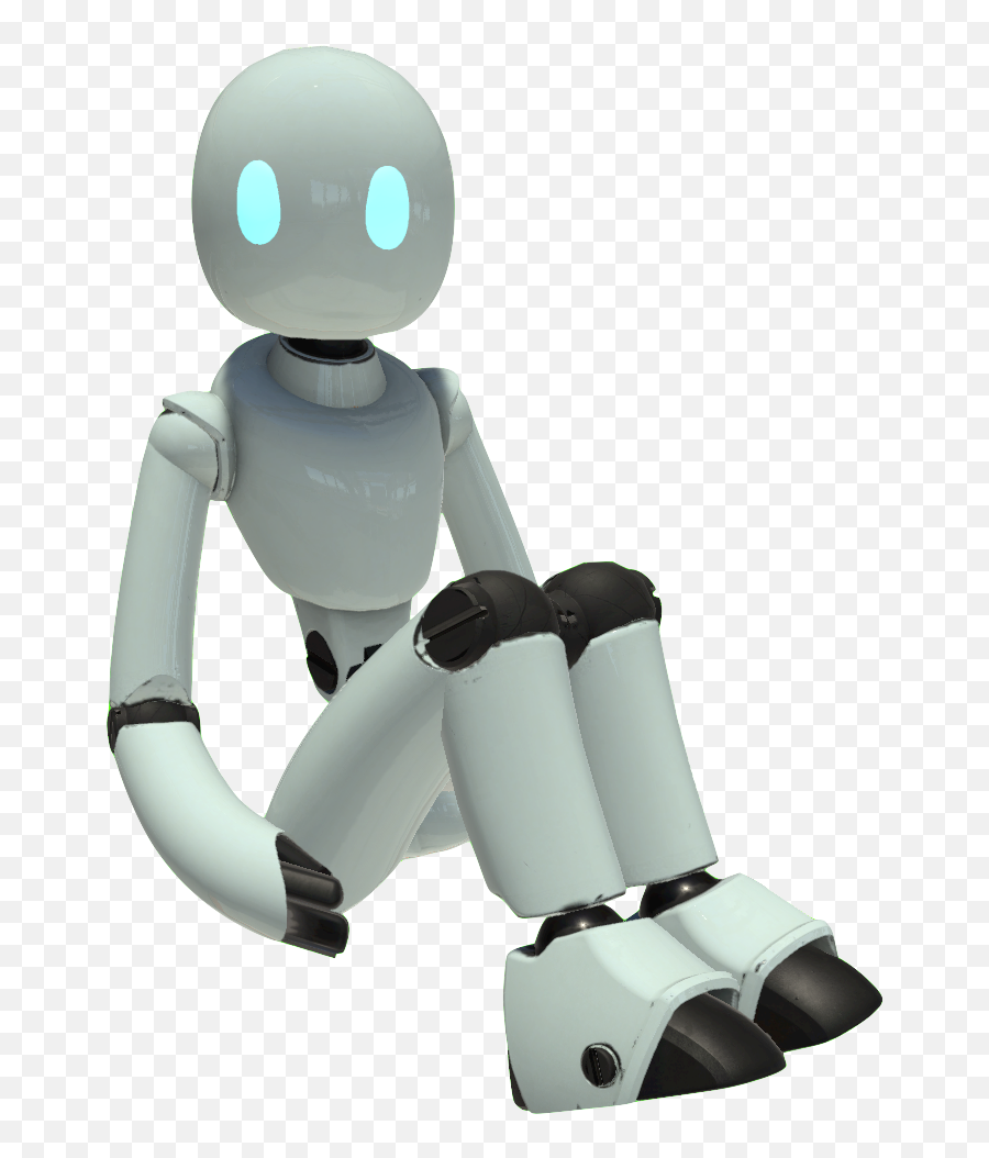 Sitting Robot Png Transparent Png Image - Robot Sitting Png Emoji,Robot Png