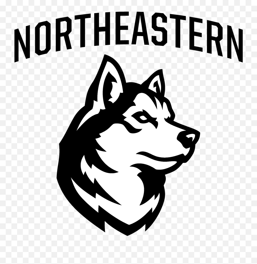 Northeastern Huskies Logo Download Vector - Northeastern Huskies Emoji,Husky Clipart