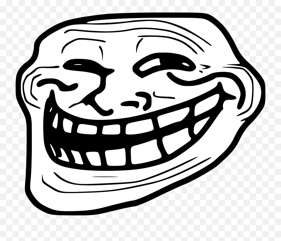 Left Troll Face Transparent Png - Troll Face Emoji,Troll Face Transparent