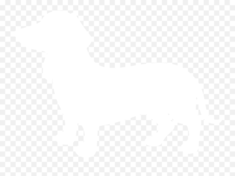 Dachshund Clipart Wiener Dog Picture - White Silhouette Of A Dachshund Emoji,Dachshund Clipart
