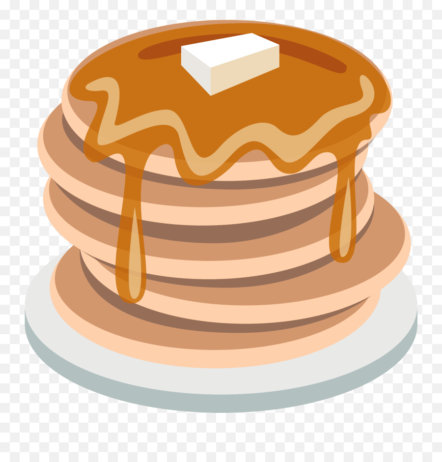 Pancakes Emoji Clipart - Pancake Clipart Png,Pancakes Png