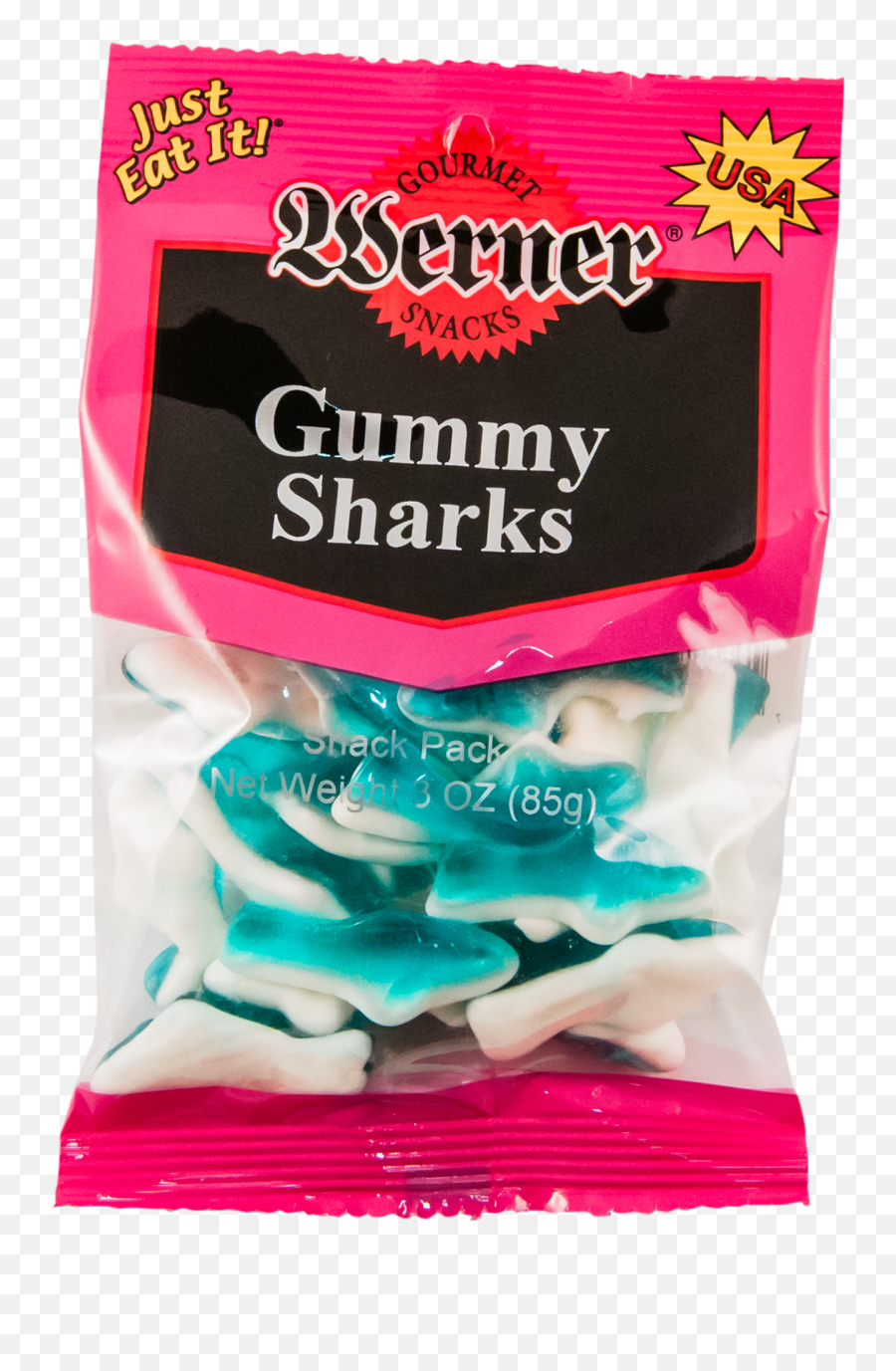 Gummy Sharks - Werner Gourmet Meat Snacks Emoji,Shark Transparent