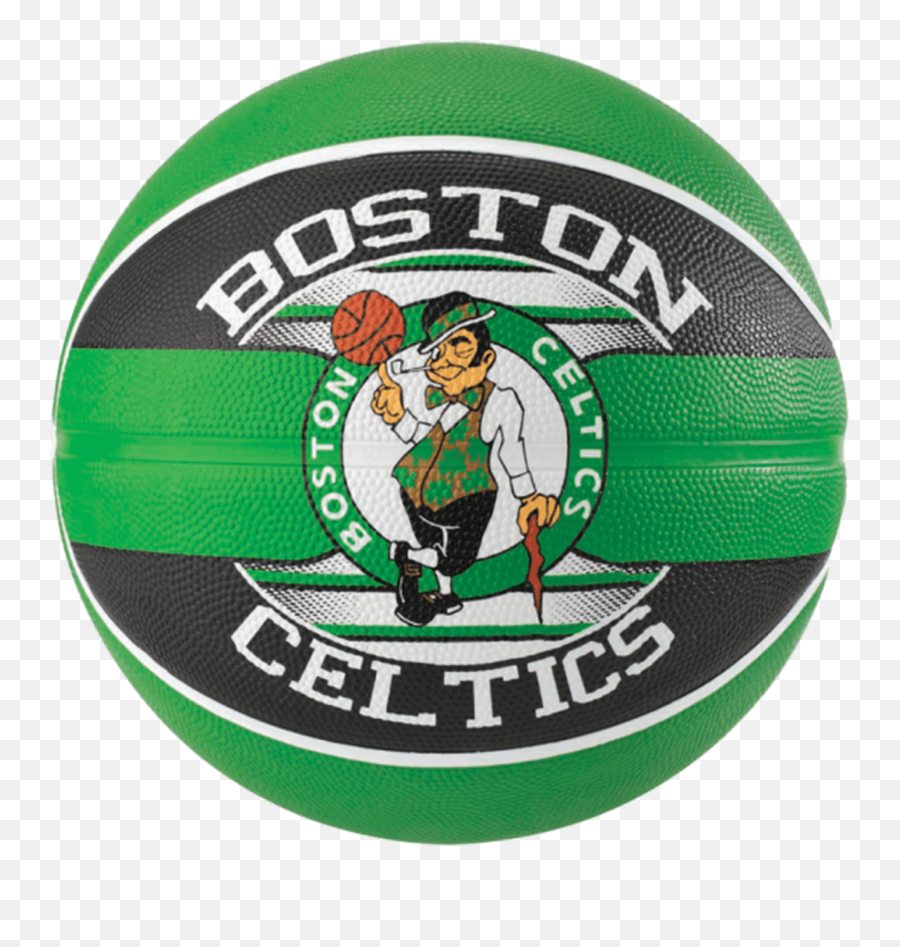 Spalding Nba Boston Celtics Basketball - Boston Celtics Emoji,Celtics Logo Png