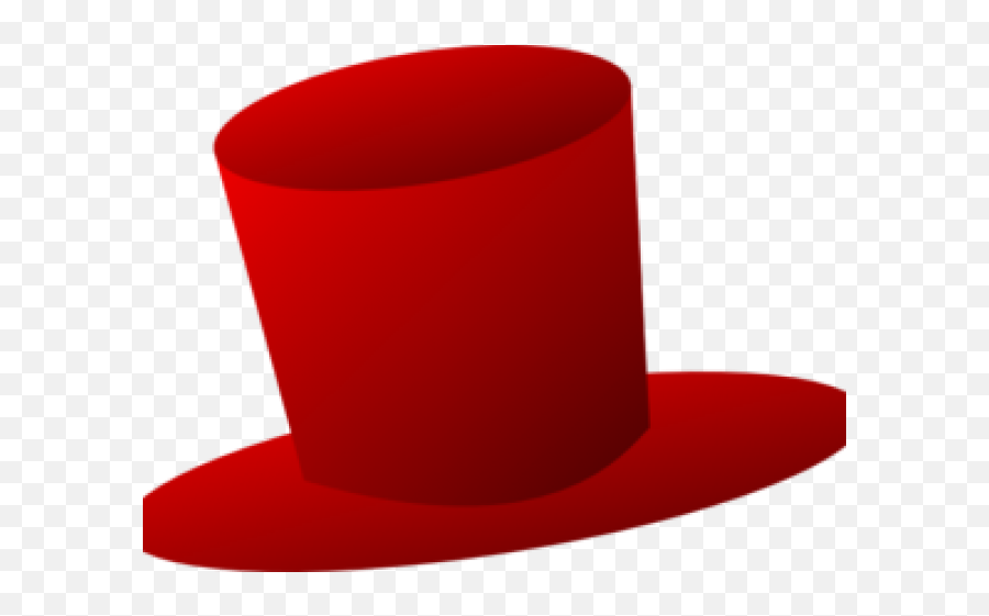 Top Hat Clipart Png - Top Hat Clipart Bucket Hat Red Top Emoji,Top Hat Png