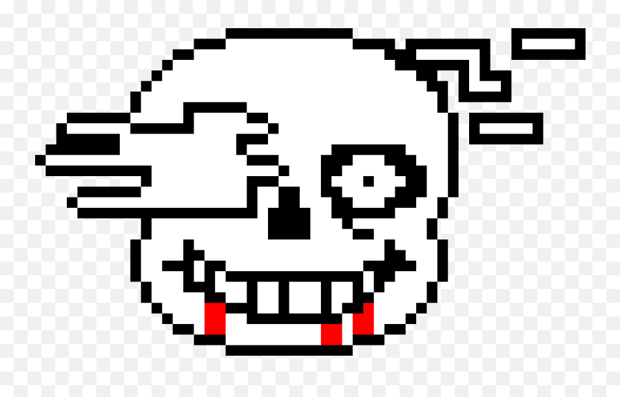 Bad Time Aftertale Sans Pixel Art - Sans Face Emoji,Sans Png