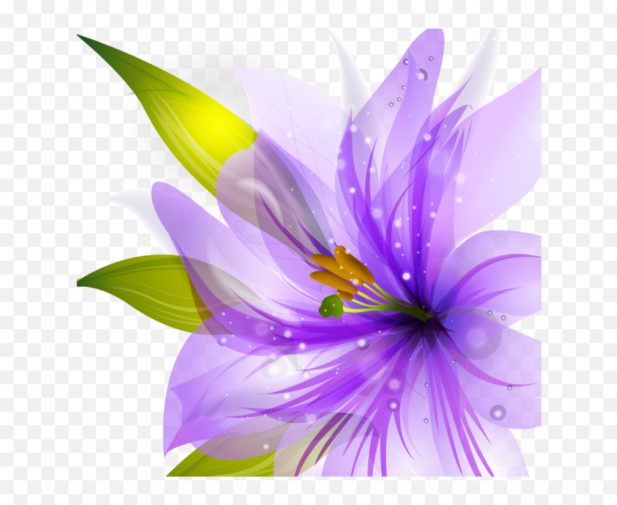 Purple Flowers Vector Png Emoji,Flower Vector Png