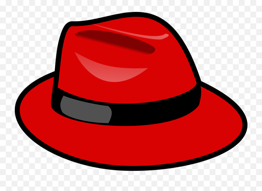 Red Hat Fedora Fashion Emoji,Cartoon Hat Png