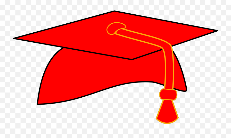 Free Graduation Hat Png Download Free Clip Art Free Clip - Red Grad Cap Clipart Png Emoji,Graduation Cap Clipart