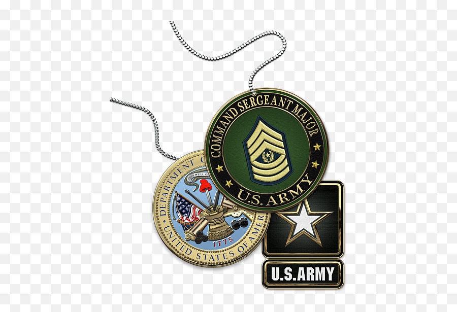 U S Army Command Sergeant Major - C S M Rank Insignia With Emoji,Logo Commands