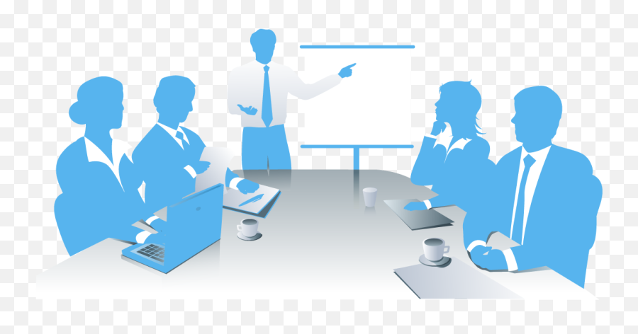 Free Business Team Png - Business Meeting Png 1116x538 Emoji,Meeting Clipart Free