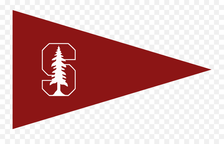 Burgee Of Stanford University - Stanford Sailing Burgee Emoji,Stanford University Logo