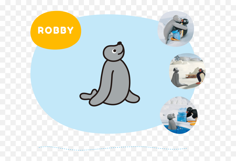 An Energetic And Enthusiastic Seal - Pingu Robby Emoji,He Is Risen Clipart